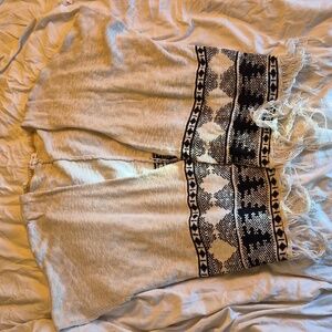 Taylor & Sage Cream Knit Sleeveless Sweater